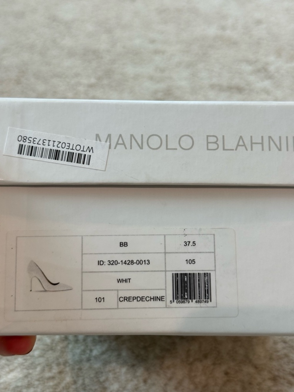 Manolo Blahnik Crepdechine Pumps - Picture 14 of 15